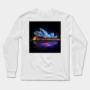 Neon Opera House Long Sleeve T-Shirt